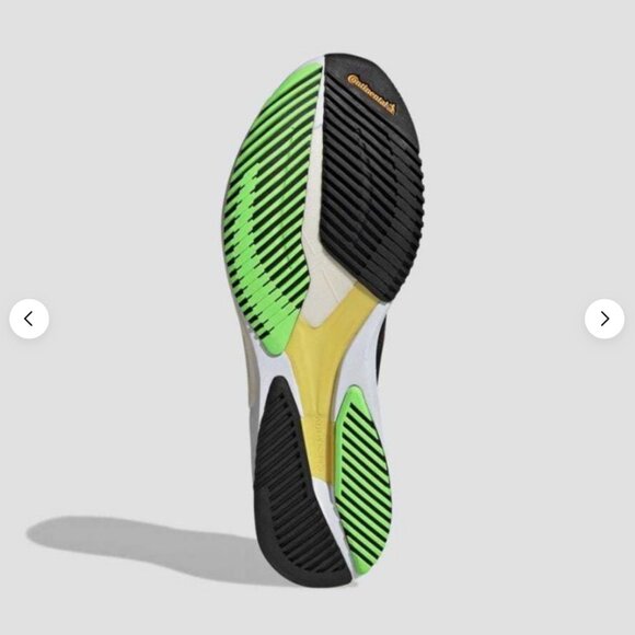 NEW ADIDAS Adizero Adios 7 M Black Solar Green 11 US 10.5 UK 45 1/3 EUR main image 5